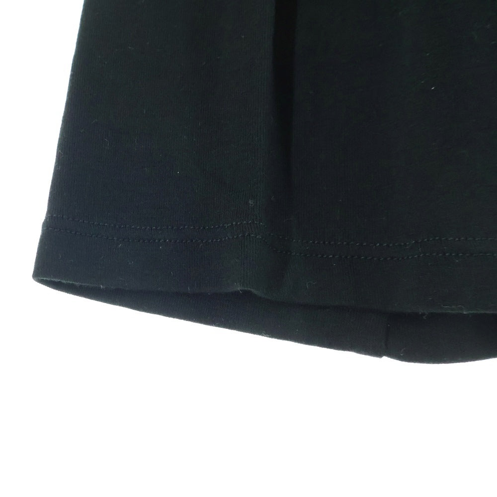 B Yohji Yamamoto(ビー ヨウジヤマモト) アシンメトリー ロングスリーブ カットソー 長袖シャツ ブラック NV-T71-970