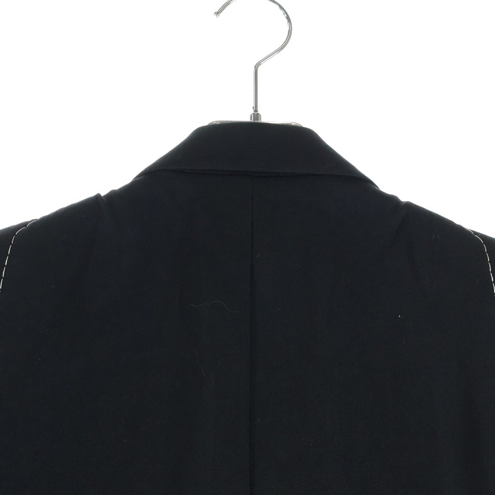 B Yohji Yamamoto(ビー ヨウジヤマモト) ノースリーブジャケット ジレ ベスト カットオフ ブラック NH-J53-100