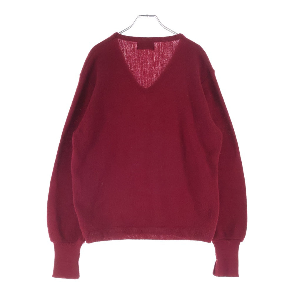 LACOSTE(ラコステ) 70s IZOD ワンポイントロゴ クルーネックニットセーター レッド