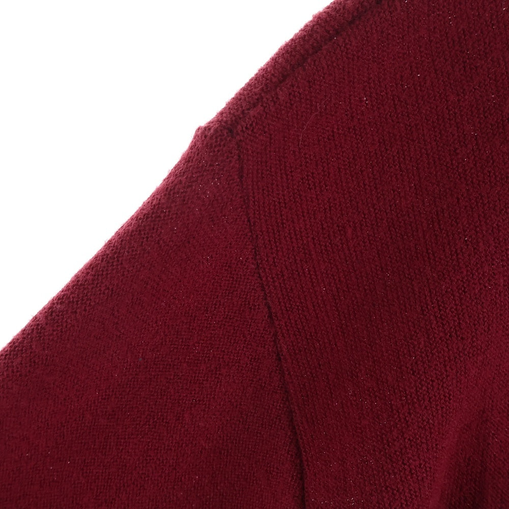 LACOSTE(ラコステ) 70s IZOD ワンポイントロゴ クルーネックニットセーター レッド