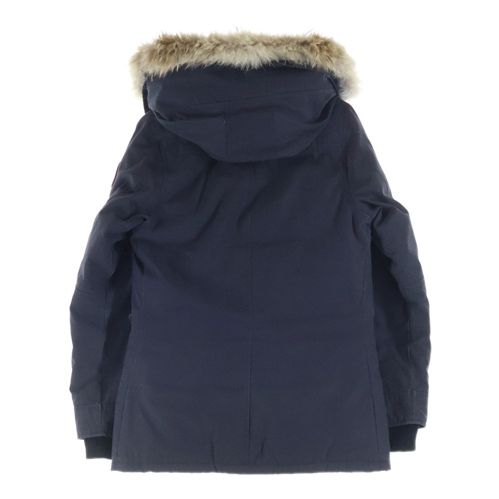 CANADA GOOSE(カナダグース) CHARLOTTE PARKA 2300JL シャーロットパーカー ジップアップ ファーフーデッド ダウンジャケット ネイビー レディース