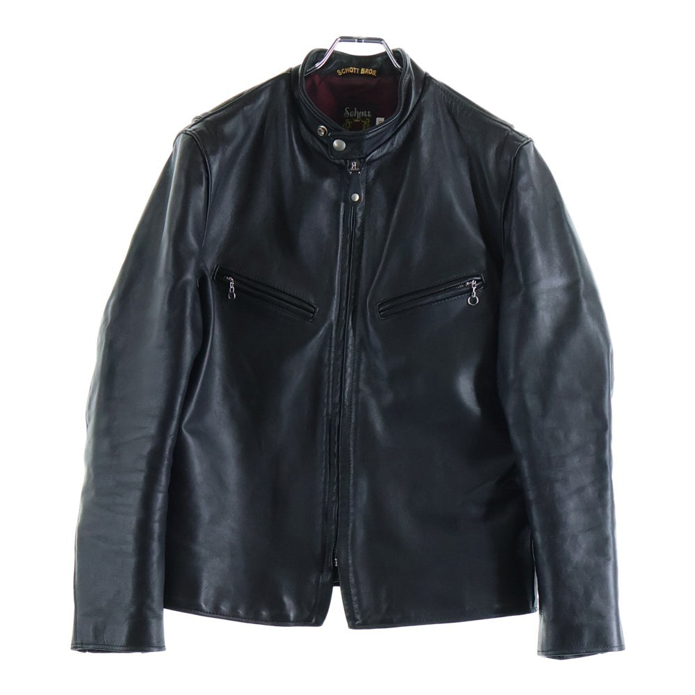 SCHOTT(ショット) 641XX Single Riders Jacket シングルライダースジャケット レザージャケット ブラック 7009