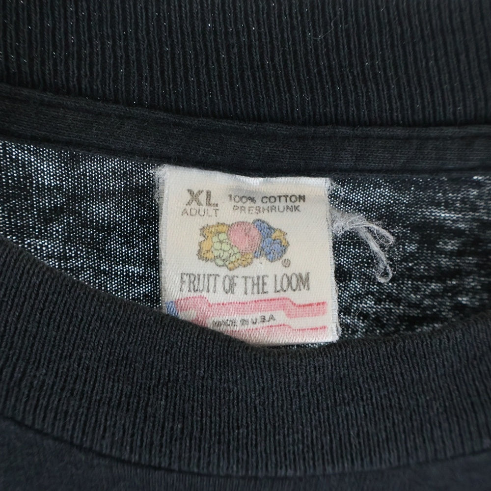 VINTAGE(ヴィンテージ) 90S MARLBORO SNAKE PASS POCKET TEE USA製 マルボロ スネークパス ポケット クルーネック半袖Tシャツカットソー ブラック
