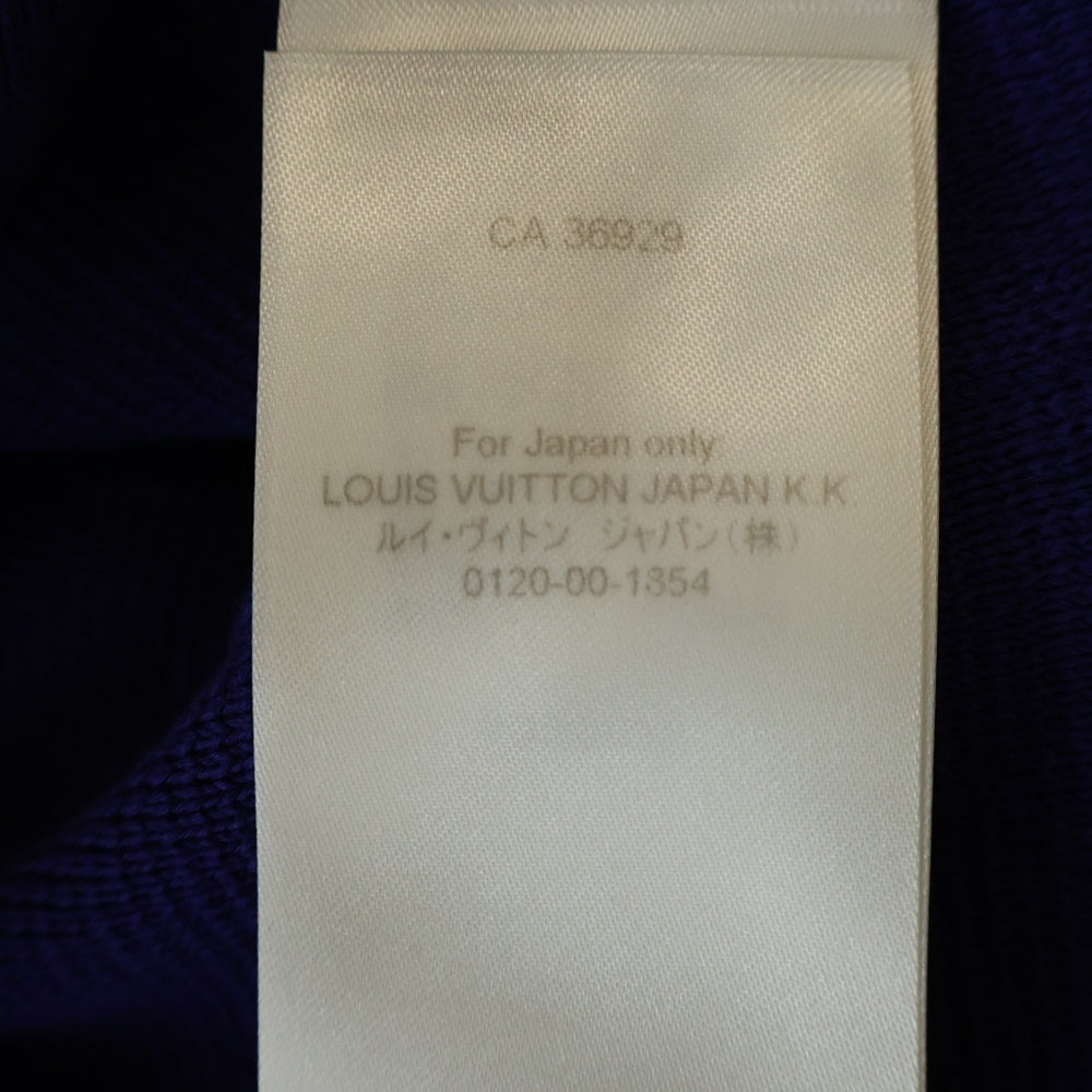 LOUIS VUITTON(ルイヴィトン) 22AW LVピンフック付きコットンニットカーディガン パープル RM222M MK1 HNN12W
