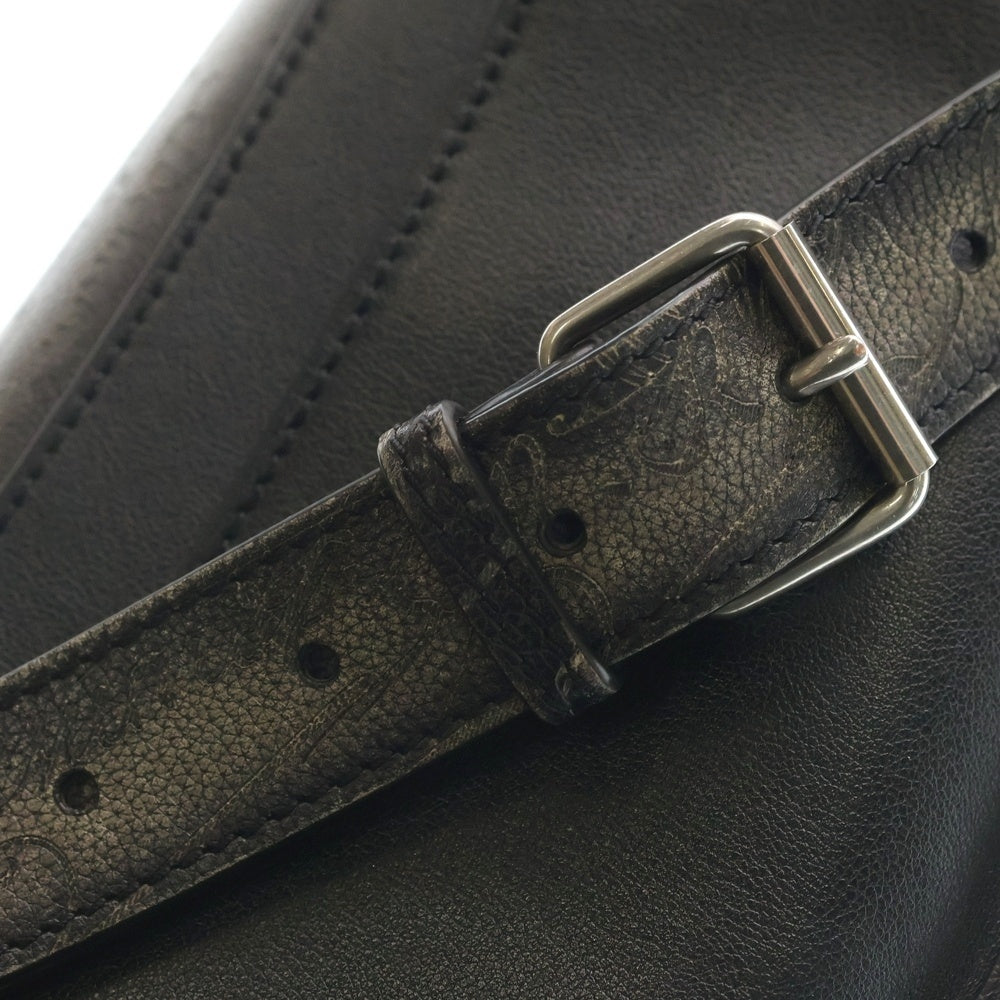 Berluti(ベルルッティ) カリグラフィ ライダー スクリット クロス ボディバッグ ウェストバッグ グレー レディース