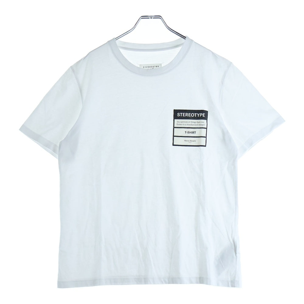 Maison Martin Margiela(メゾンマルタンマルジェラ) 20SS Stereotype T shirts S50GC0609 S23594 ステレオタイプ クルーネック半袖Tシャツカットソー ホワイト