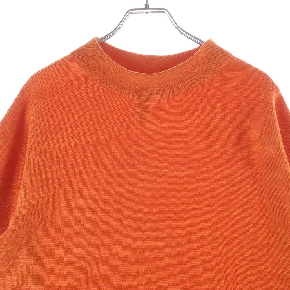 CFCL(シーエフシーエル) gather mock neck tee CF004KN064 ギャザーモックネック ハイネック ニットセーター オレンジ