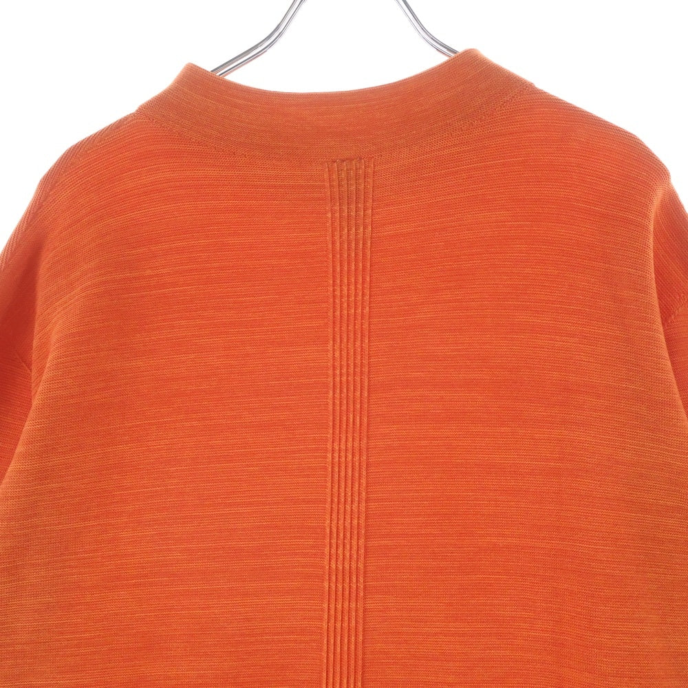 CFCL(シーエフシーエル) gather mock neck tee CF004KN064 ギャザーモックネック ハイネック ニットセーター オレンジ