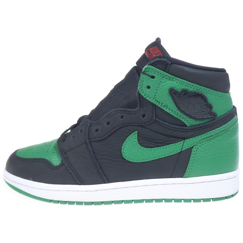 NIKE(ナイキ) Air Jordan 1 Retro High OG Black/Pine Green (2020) エアジョーダン1 レトロ ハイ OG ブラック/パイングリーン ブラック/グリーン US8/ 26cm 555088-030