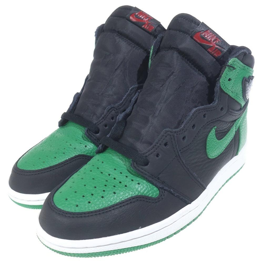 NIKE(ナイキ) Air Jordan 1 Retro High OG Black/Pine Green (2020) エアジョーダン1 レトロ ハイ OG ブラック/パイングリーン ブラック/グリーン US8/ 26cm 555088-030