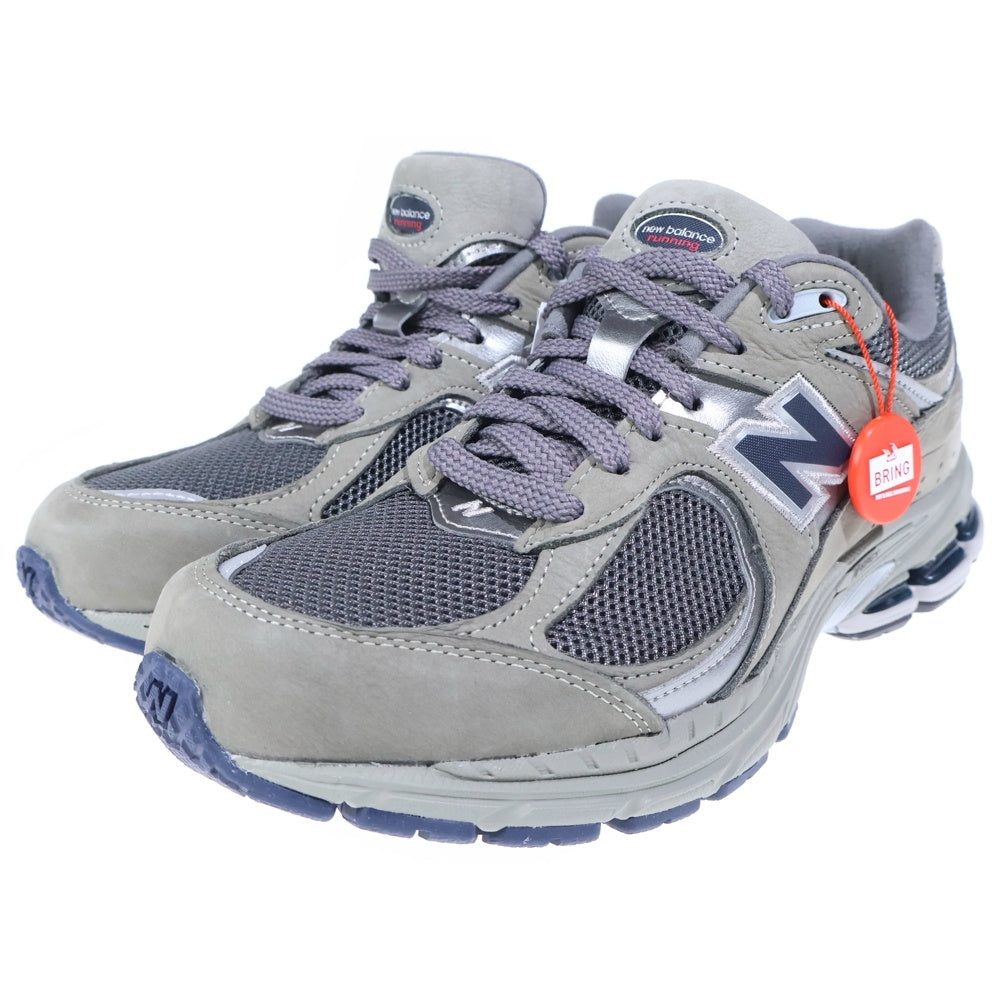 New Balance(ニューバランス) 2002R ロゴ スエード ローカットスニーカー カーキ US8.5/26.5cm ML2002RA