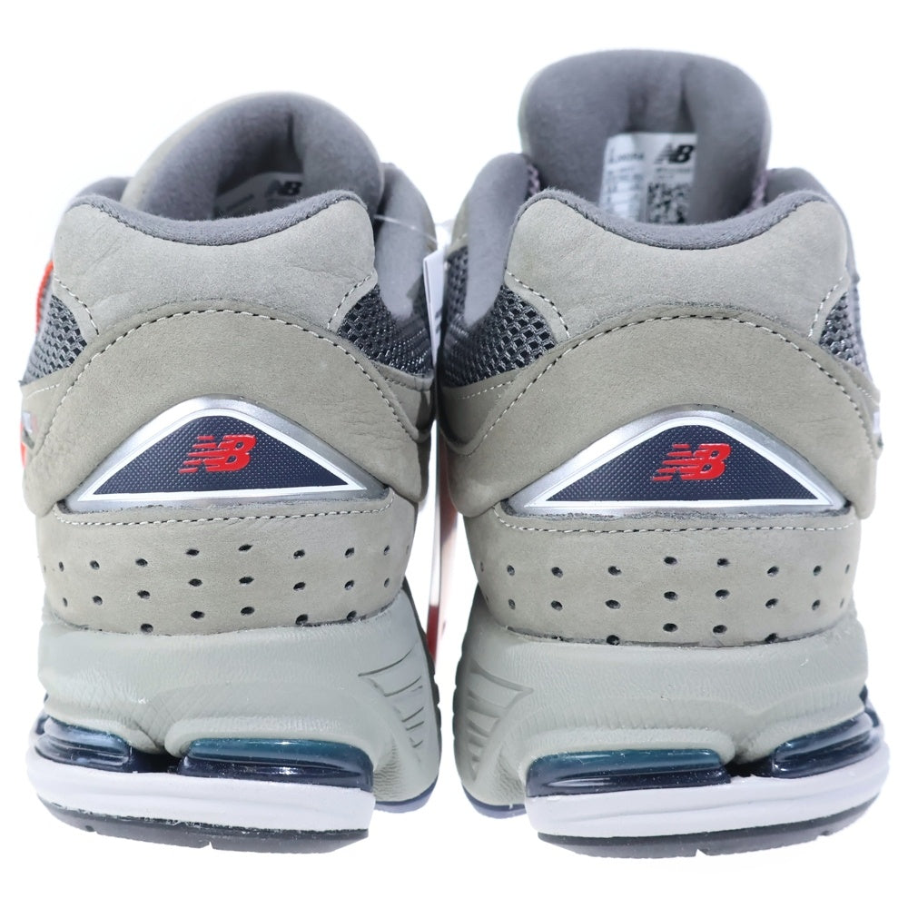 New Balance(ニューバランス) 2002R ロゴ スエード ローカットスニーカー カーキ US8.5/26.5cm ML2002RA