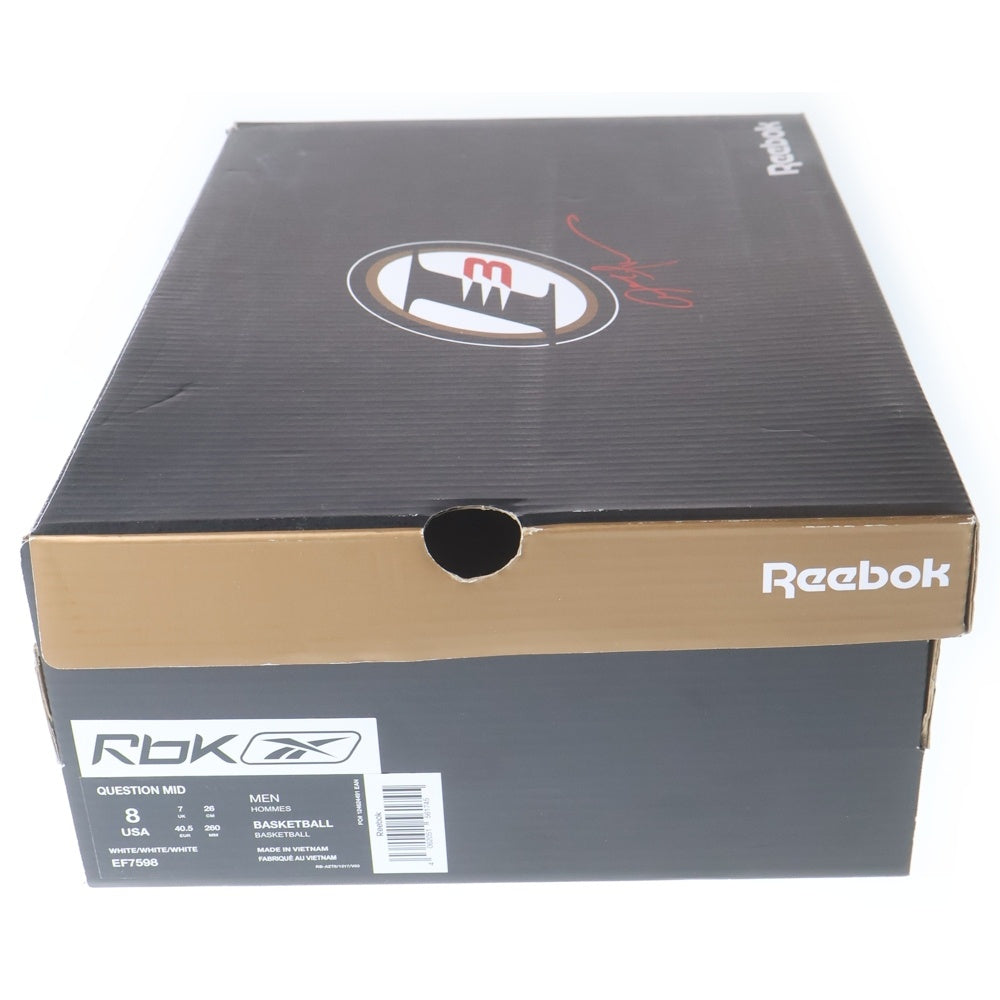 Reebok(リーボック) Questtion Mid クエッション ミッドカットスニーカー ホワイト US8/26cm EF7598