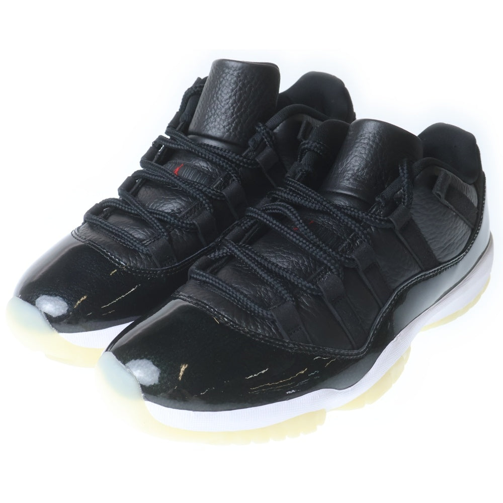 NIKE(ナイキ) AIR JORDAN11 RETRO LOW 72-10 エアジョーダン11 ローカットスニーカー ブラック/ホワイト US8/26cm AV2187-001