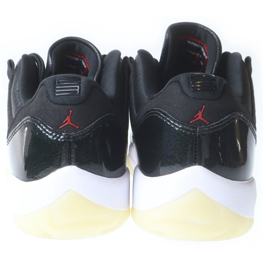 NIKE(ナイキ) AIR JORDAN11 RETRO LOW 72-10 エアジョーダン11 ローカットスニーカー ブラック/ホワイト US8/26cm AV2187-001