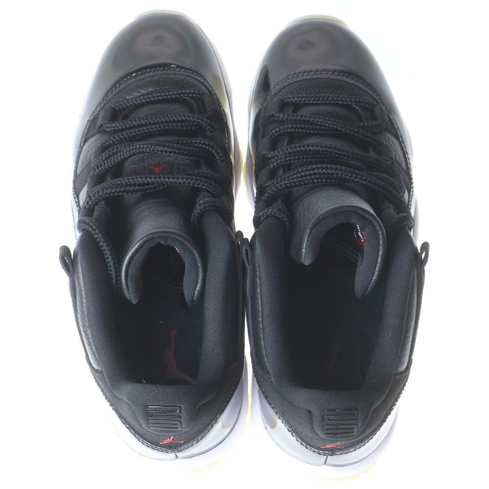 NIKE(ナイキ) AIR JORDAN11 RETRO LOW 72-10 エアジョーダン11 ローカットスニーカー ブラック/ホワイト US8/26cm AV2187-001