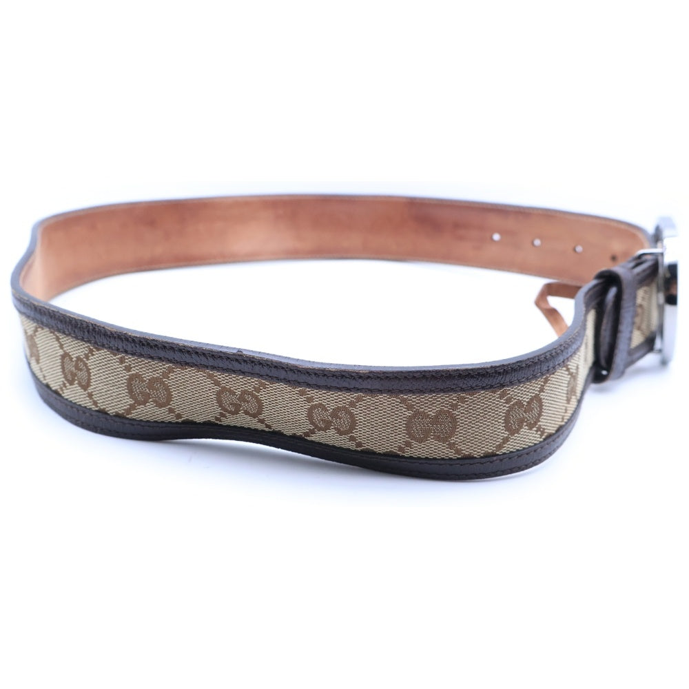 GUCCI(グッチ) インターロッキングG GGスプリーム ベルト ベージュ 114876