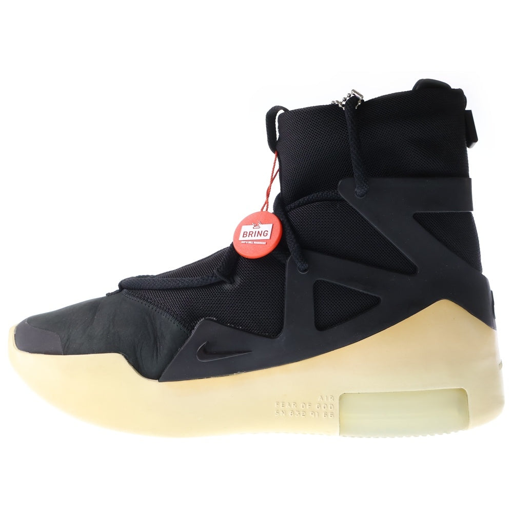 NIKE(ナイキ) AIR FEAR OF GOD 1 AR4237-001 エアフィアオブゴッド1 ハイカットスニーカー ブラック/ホワイト