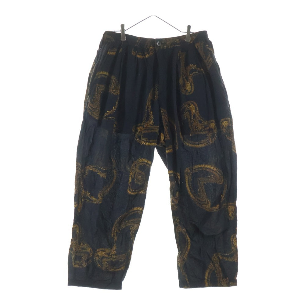 TIGHTBOOTH(タイトブース) 24SS DABS BALLOON PANTS 総柄 バルーン パンツ ブラック