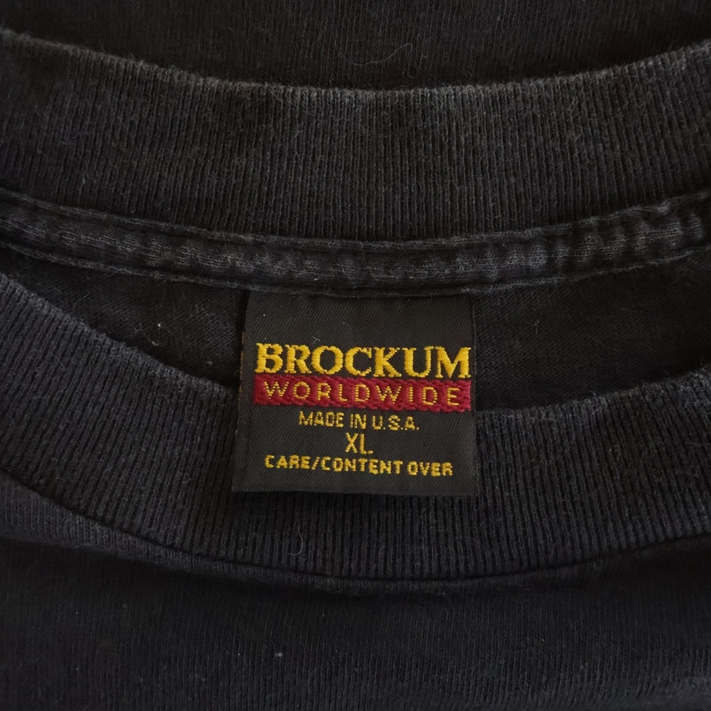 VINTAGE(ヴィンテージ) 90S BONJOVI KEEP THE FAITH TEE BROCKUM ブロッカムタグ 1992コピーライト USA製 ボンジョビ キープ ザ フェイス 両面プリントクルーネック半袖Tシャツ
