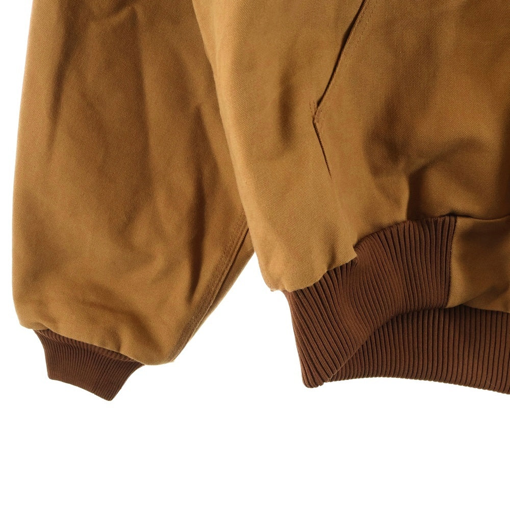 CARHARTT(カーハート) QUILTED FLANNEL LINE DUCK ACTIVE JACKET J140-BRN アクティブジャケット フーデッドワークジャケット キャメル