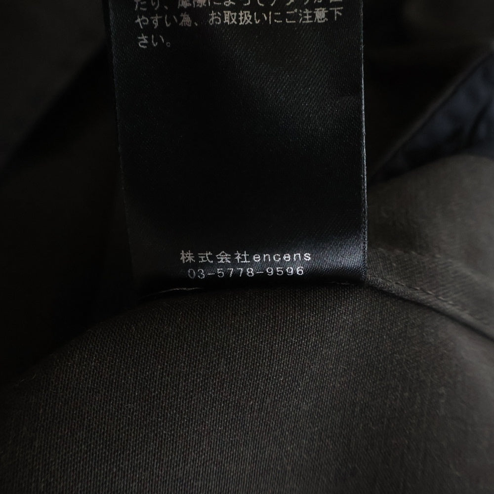Stein(シュタイン) 25SS OVERSIZED MULTI POCKET ZIP SHIRT ST1187 オーバーサイズ マルチポケット ウールジップ長袖シャツ ブラウン