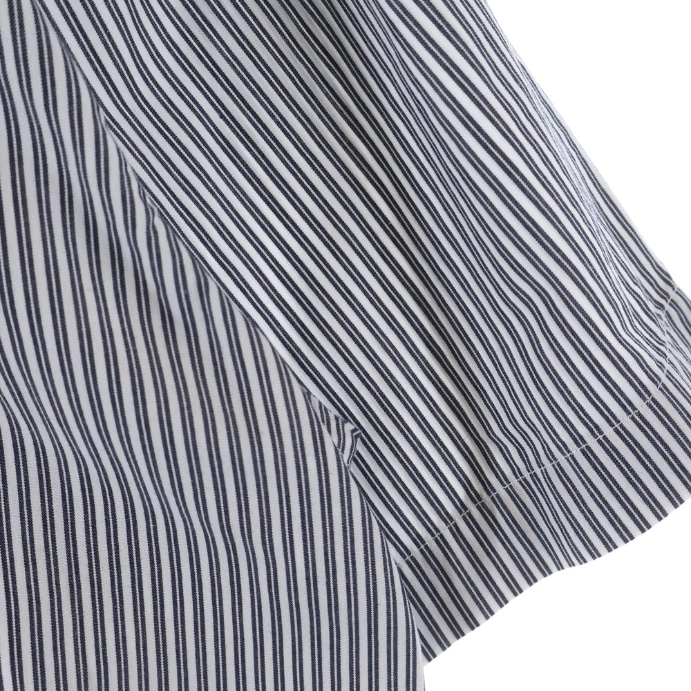STUSSY(ステューシー) BOXY SS SHIRT 8 BALL STRIPE SHIRT 1110329 8ボールストライプ半袖シャツ ホワイト