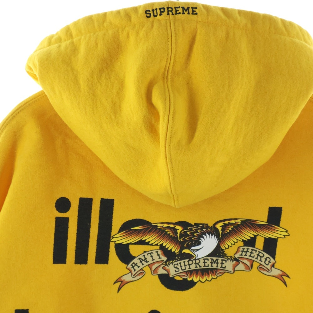 SUPREME(シュプリーム) 25AW ANTIHERO HOODED SWEATSHIRT アンタイヒーロー プルオーバーパーカー フーディ イエロー