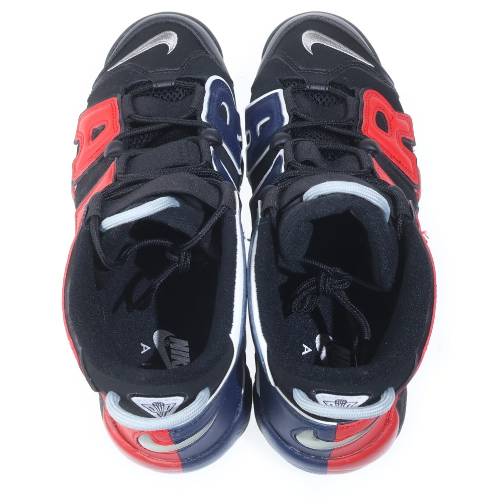 NIKE(ナイキ) AIR MORE UPTEMPO 96 BLACK AND UNIVERSITY RED DJ4400-001 エアモアアップテンポ ブラック アンド ユニバーシティレッド ハイカットスニーカー US10.5/28.5cm