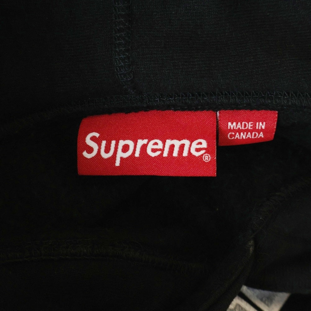 SUPREME(シュプリーム) 22AW Preme Hooded Sweatshirt プリーム フロントロゴ刺繍 プルオーバーパーカー フーディ ブラック