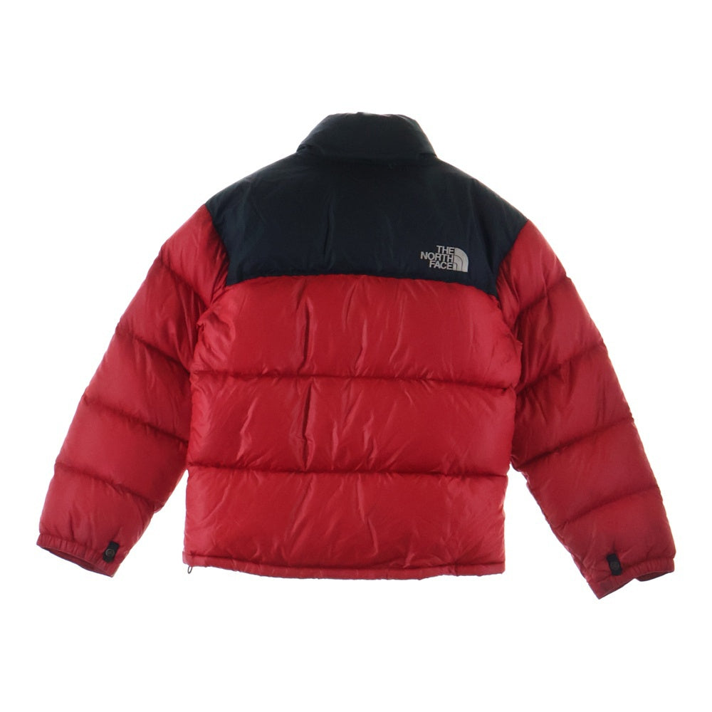 THE NORTH FACE(ザノースフェイス) NUPTSE ALPHA JACKET ジップアップダウンジャケット レッド/ブラック PL-10 キッズ