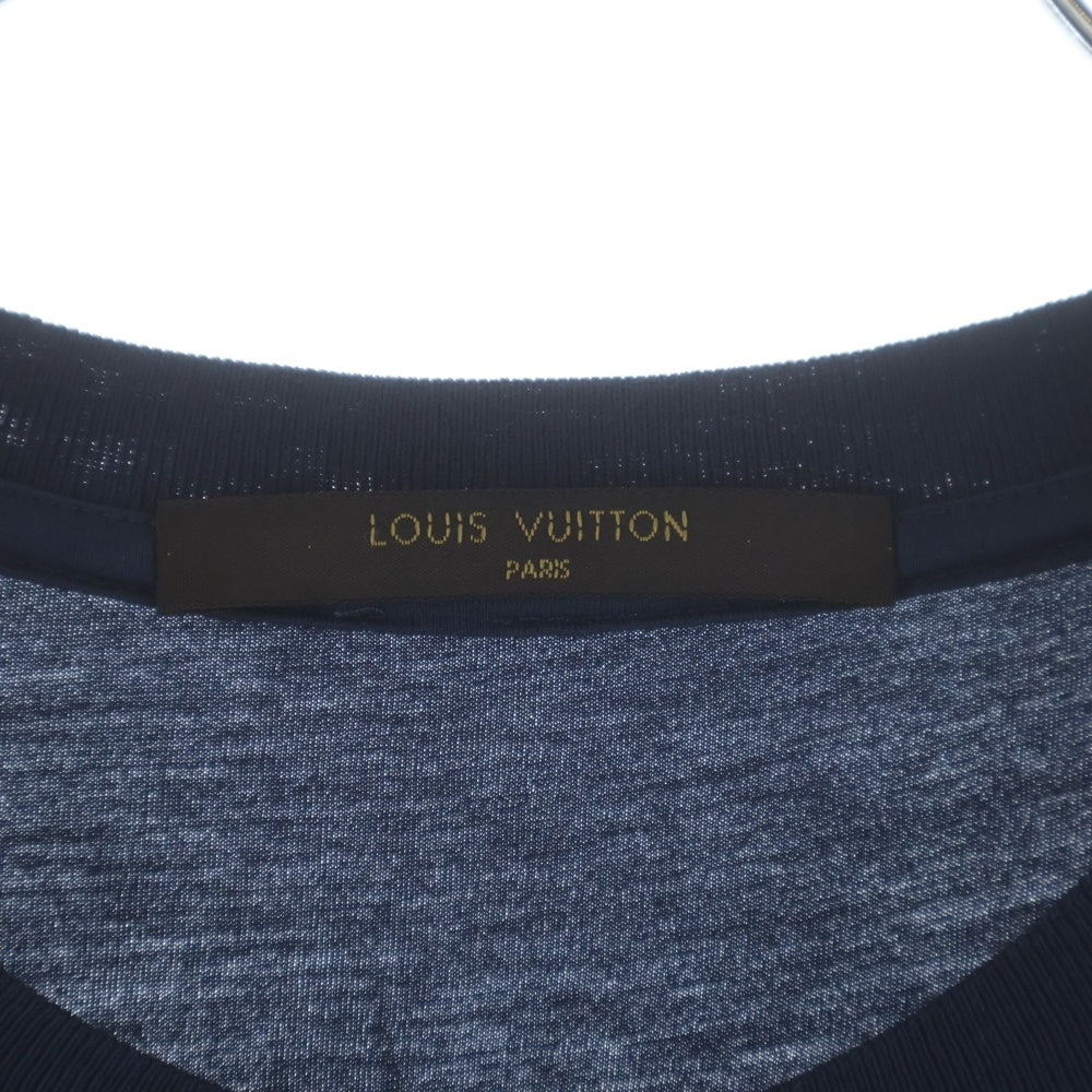 LOUIS VUITTON(ルイヴィトン) TRUNK 半袖シャツ カットソー クルーネック Tシャツ ネイビー RM141M H5JR12JEZ