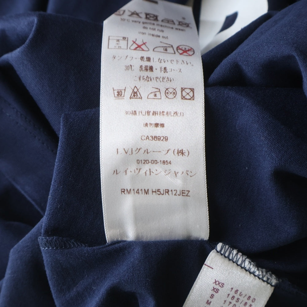 LOUIS VUITTON(ルイヴィトン) TRUNK 半袖シャツ カットソー クルーネック Tシャツ ネイビー RM141M H5JR12JEZ
