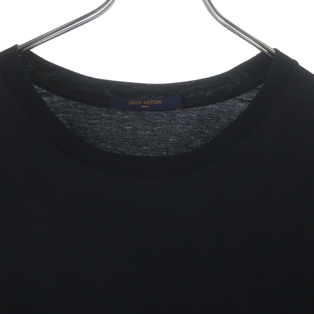 LOUIS VUITTON(ルイヴィトン) 18SS アームロゴ 長袖シャツ カットソー クルーネック ブラック RM181 FMB HEY79W