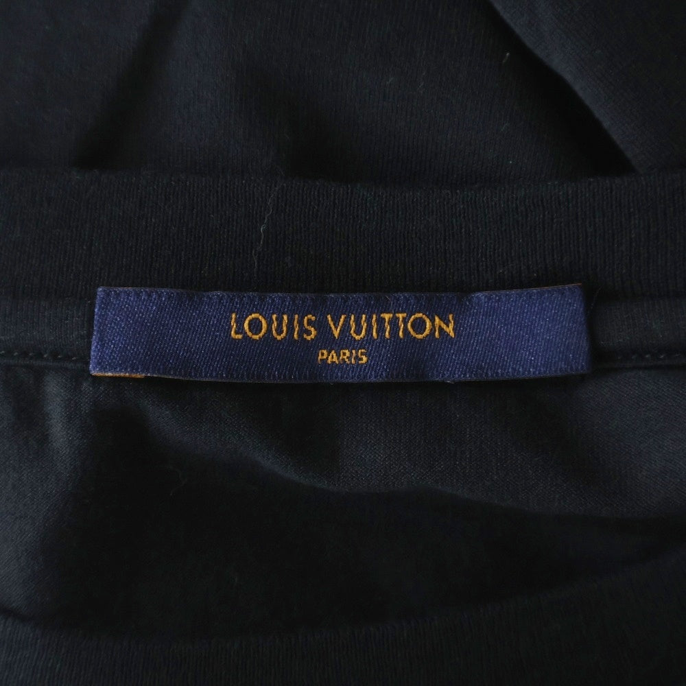 LOUIS VUITTON(ルイヴィトン) 18SS アームロゴ 長袖シャツ カットソー クルーネック ブラック RM181 FMB HEY79W