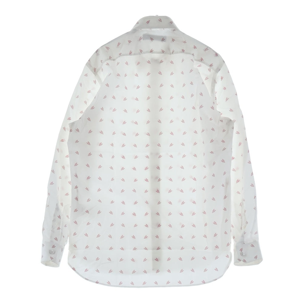 LOUIS VUITTON(ルイヴィトン) 総柄 コットン 長袖シャツ ドレスシャツ ホワイト RM161 BQ9 H9S01W