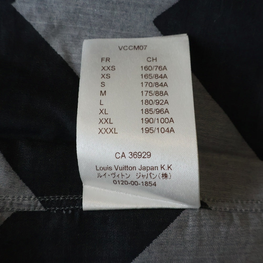 LOUIS VUITTON(ルイヴィトン) シェプロンストライプ 長袖シャツ カットソー グレー RM162M AZ7 HAS03W