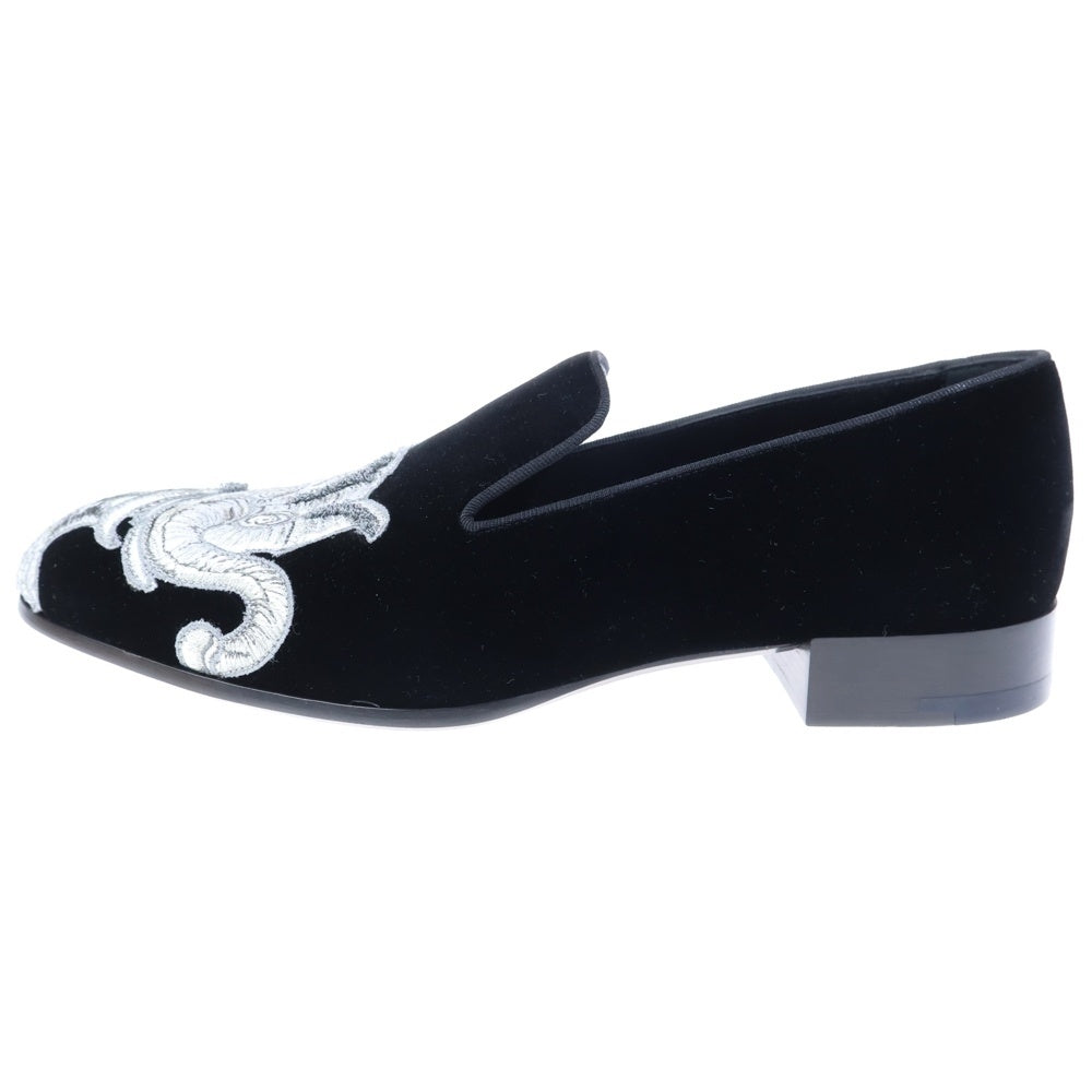 LOUIS VUITTON(ルイヴィトン) Chapman Auteuil Loafer チャップマン オートゥイユ ローファー ベルベット 刺繍 ブラック BM 0196