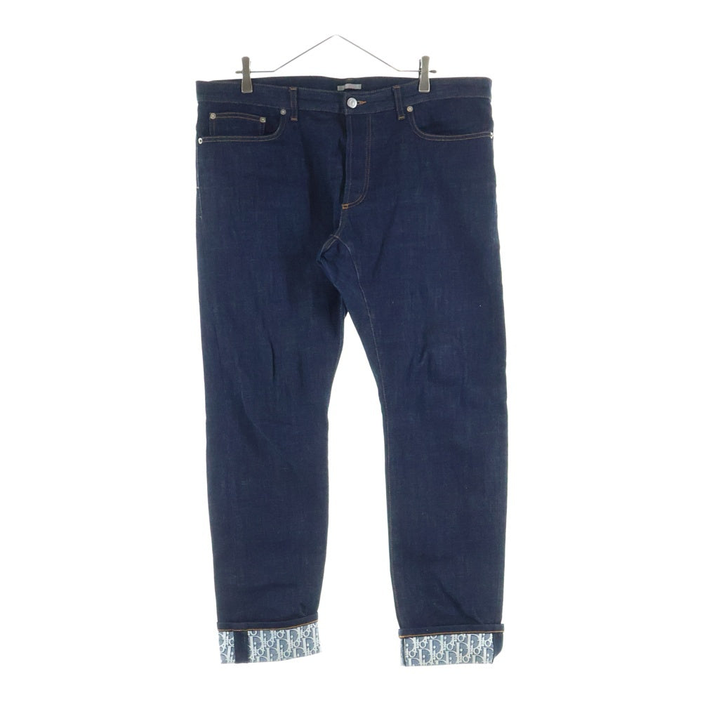 DIOR(ディオール) SLIM 17 REGULAR スリム レギュラー ロールアップ オブリーク デニムパンツ ジーンズ インディゴ 193DS10C226X