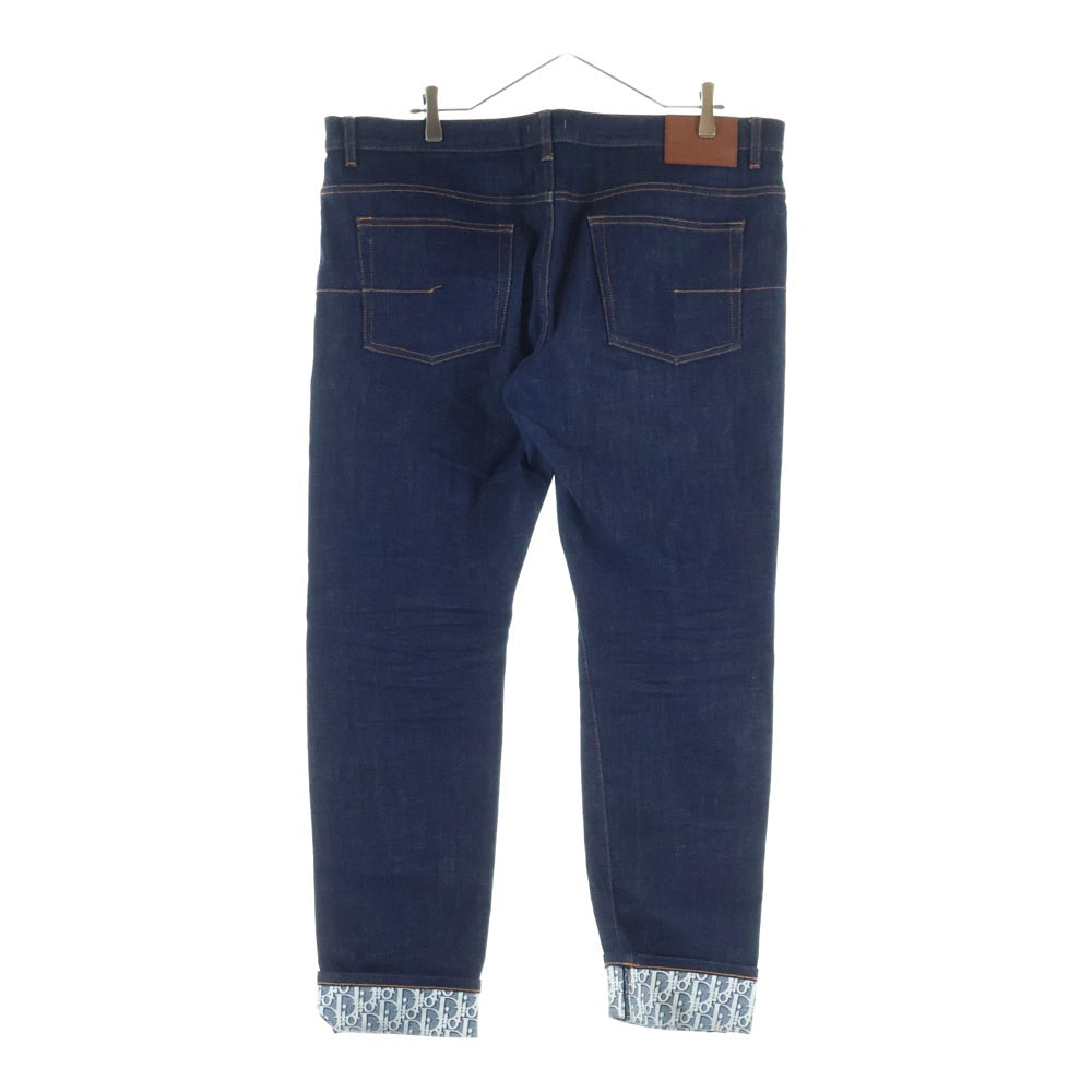 DIOR(ディオール) SLIM 17 REGULAR スリム レギュラー ロールアップ オブリーク デニムパンツ ジーンズ インディゴ 193DS10C226X