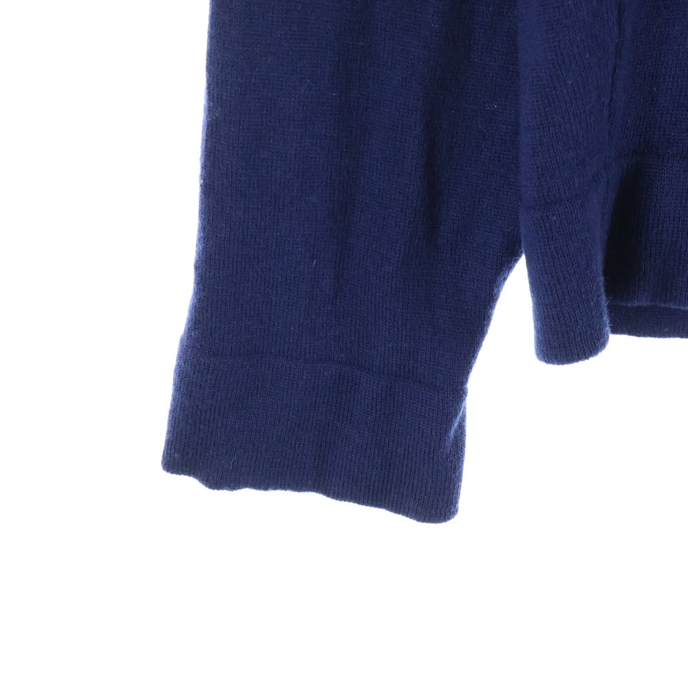 STONE ISLAND(ストーンアイランド) 袖ワッペン ウールプルオーバーニットセーター パーカー パープル 6115501C4