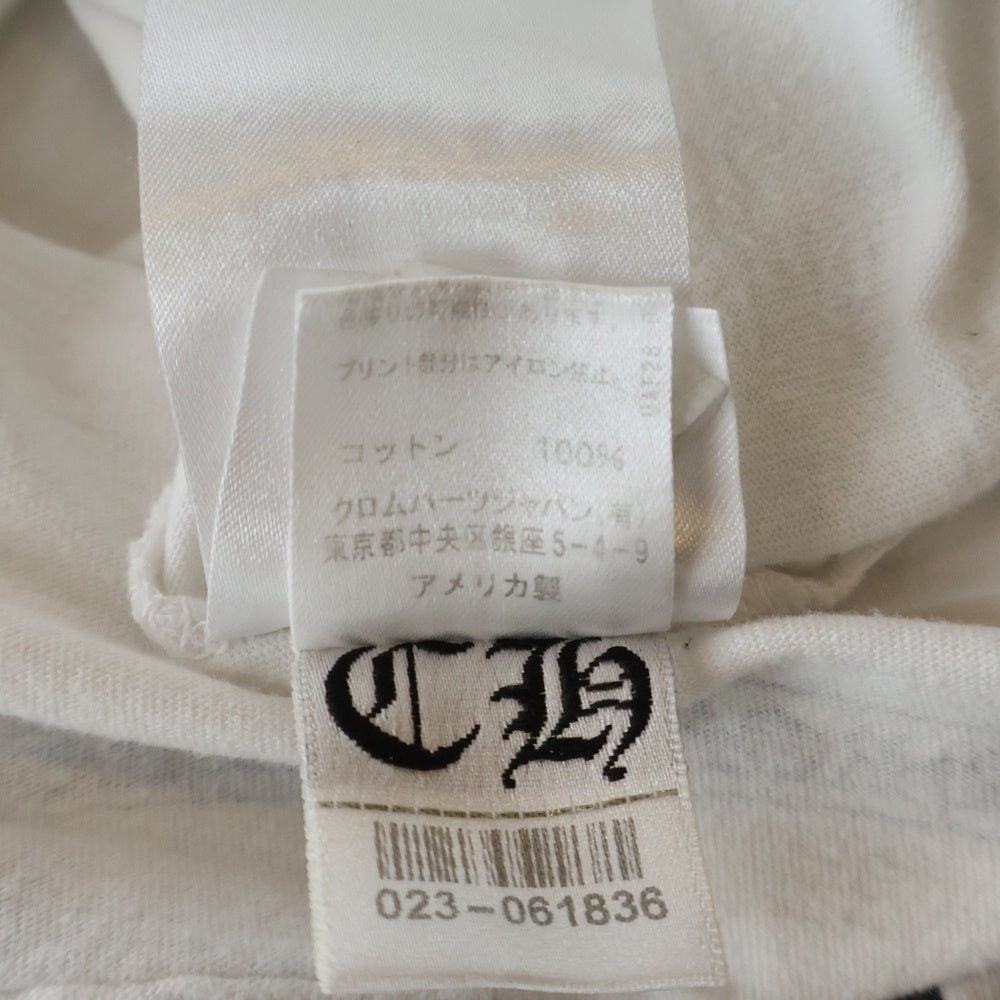 CHROME HEARTS(クロムハーツ) Made In Hollywood T-shirt メイド イ ンハリウッド 両面プリントクルーネック半袖Tシャツカットソー ホワイト