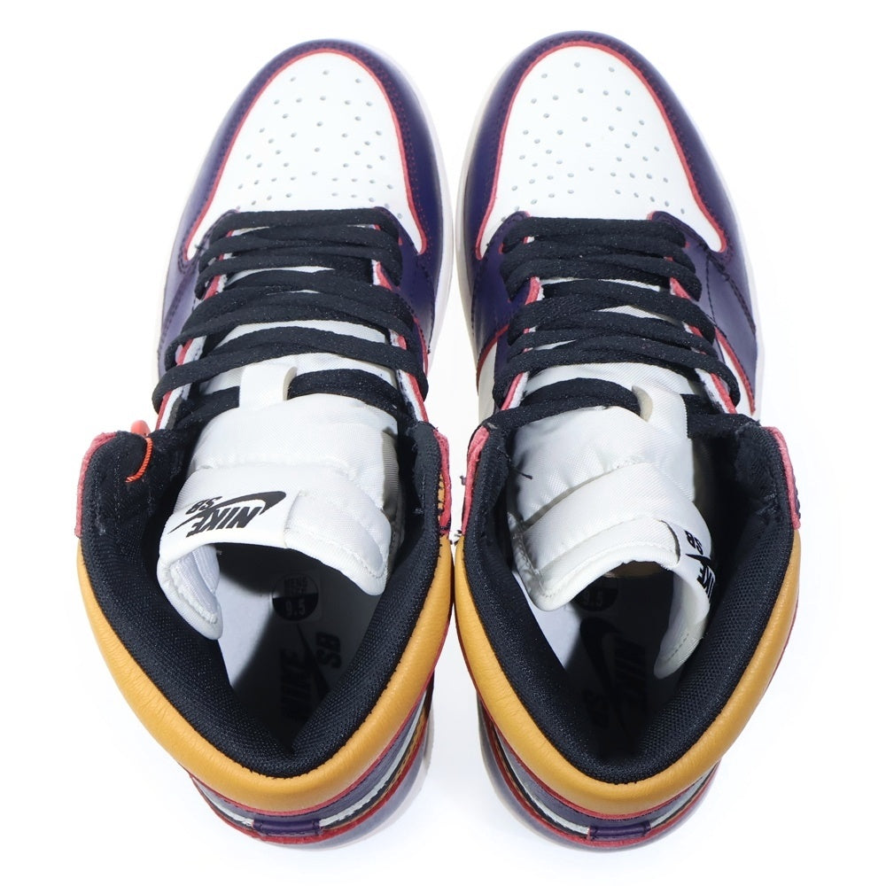 NIKE(ナイキ) AIR JORDAN 1 RETRO HIGH LA TO CHICAGO CD6578-507 エアジョーダン1 エルエー トゥー シカゴ ハイカットスニーカー イエロー/パープル US9.5/27.5cm