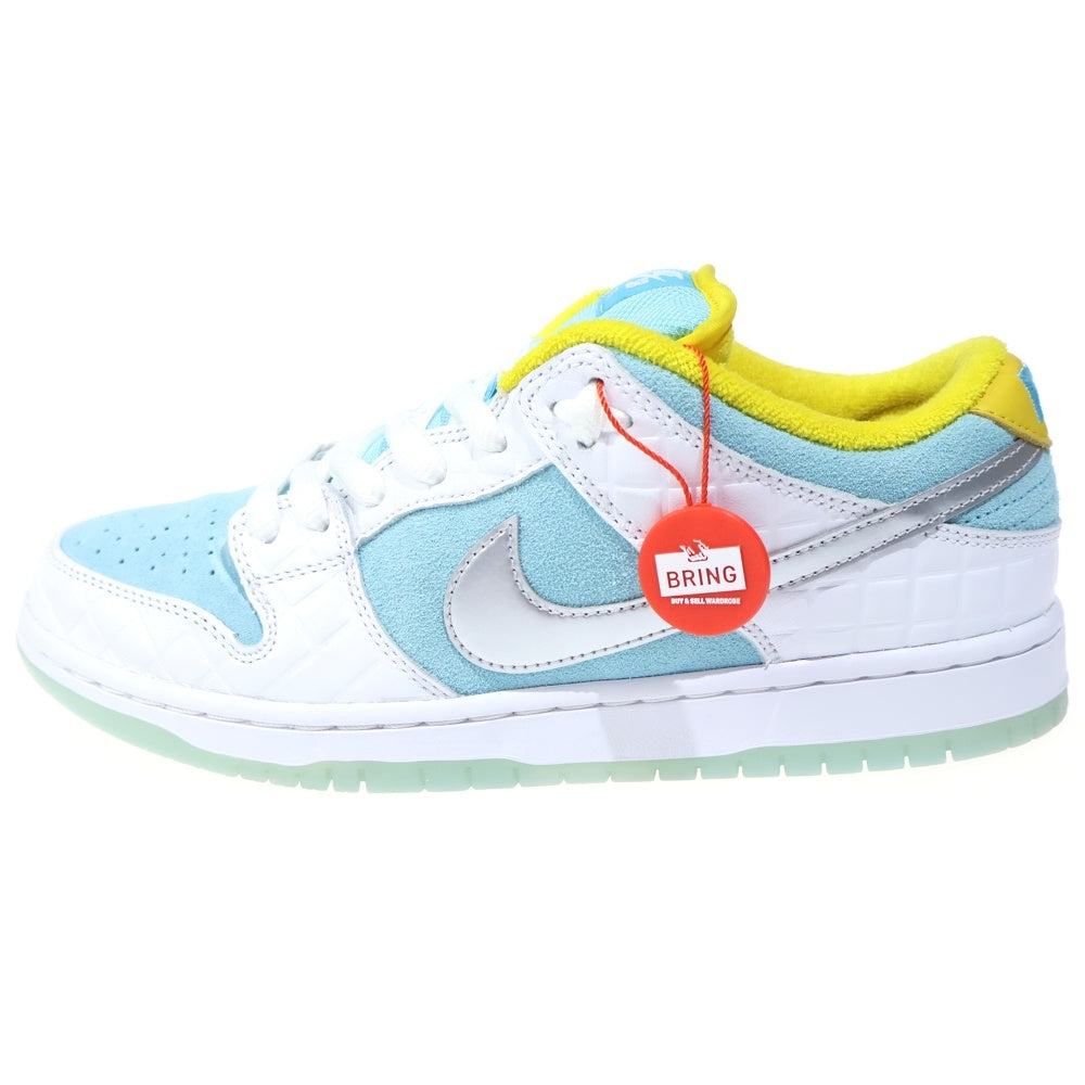 NIKE(ナイキ) FTC DUNK LOW PRO QS Lagoon Pulse DH7687-400 ダンクロー ラグーンパルス ローカットスニーカー 銭湯 ライトブルー/ホワイト US9/27cm