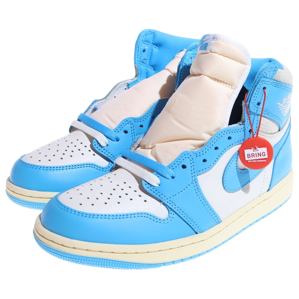 NIKE(ナイキ) AIR JORDAN 1 RETRO HIGH OG UNC REIMAGINED DZ5485-402 エアジョーダン1 レトロ リイマジンド ハイカットスニーカー US9/27.0cm ホワイト/ブルー