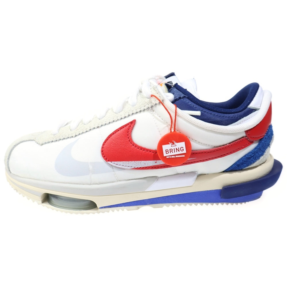 NIKE(ナイキ) ×sacai ZOOM CORTEZ SP DQ0581-100 サカイ ズーム コルテッツ ローカットスニーカー マルチカラー US8.5/26.5cm