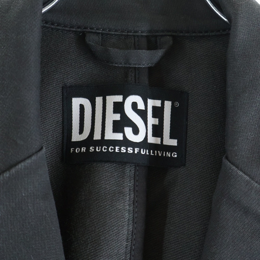 DIESEL(ディーゼル) NYACK-NE E912H フェード加工 トレッチデニムテーラードジャケット ブラック