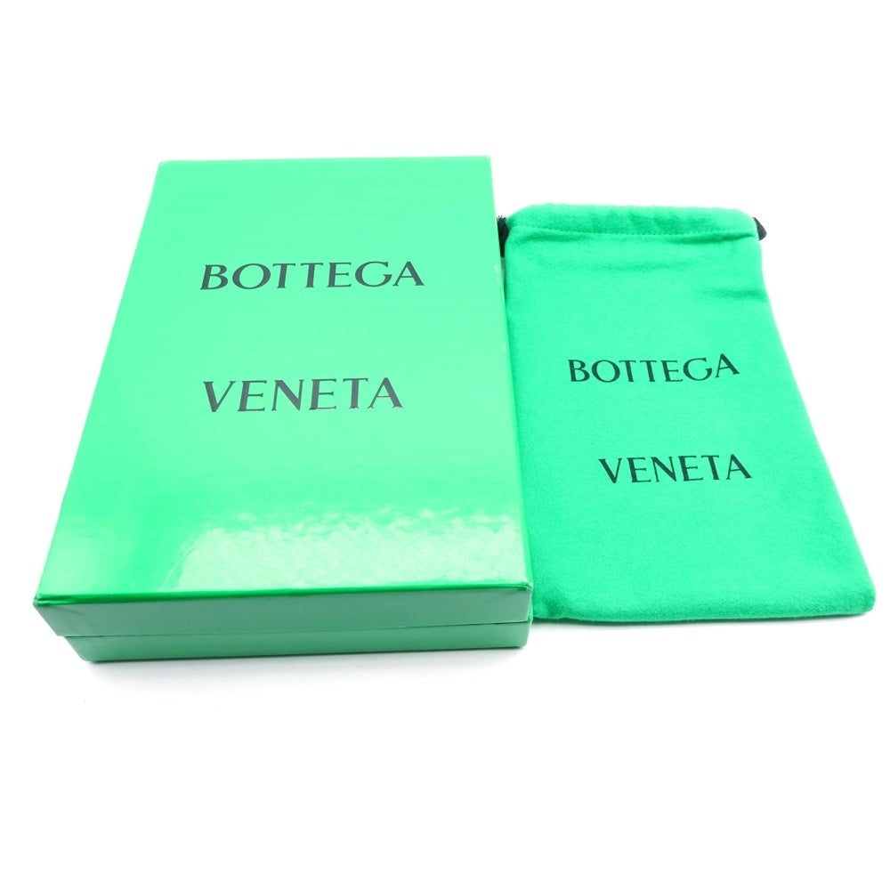 BOTTEGA VENETA(ボッテガヴェネタ) カセット ジップ ラウンドウォレット レザー 長財布 ピンク 690945 レディース