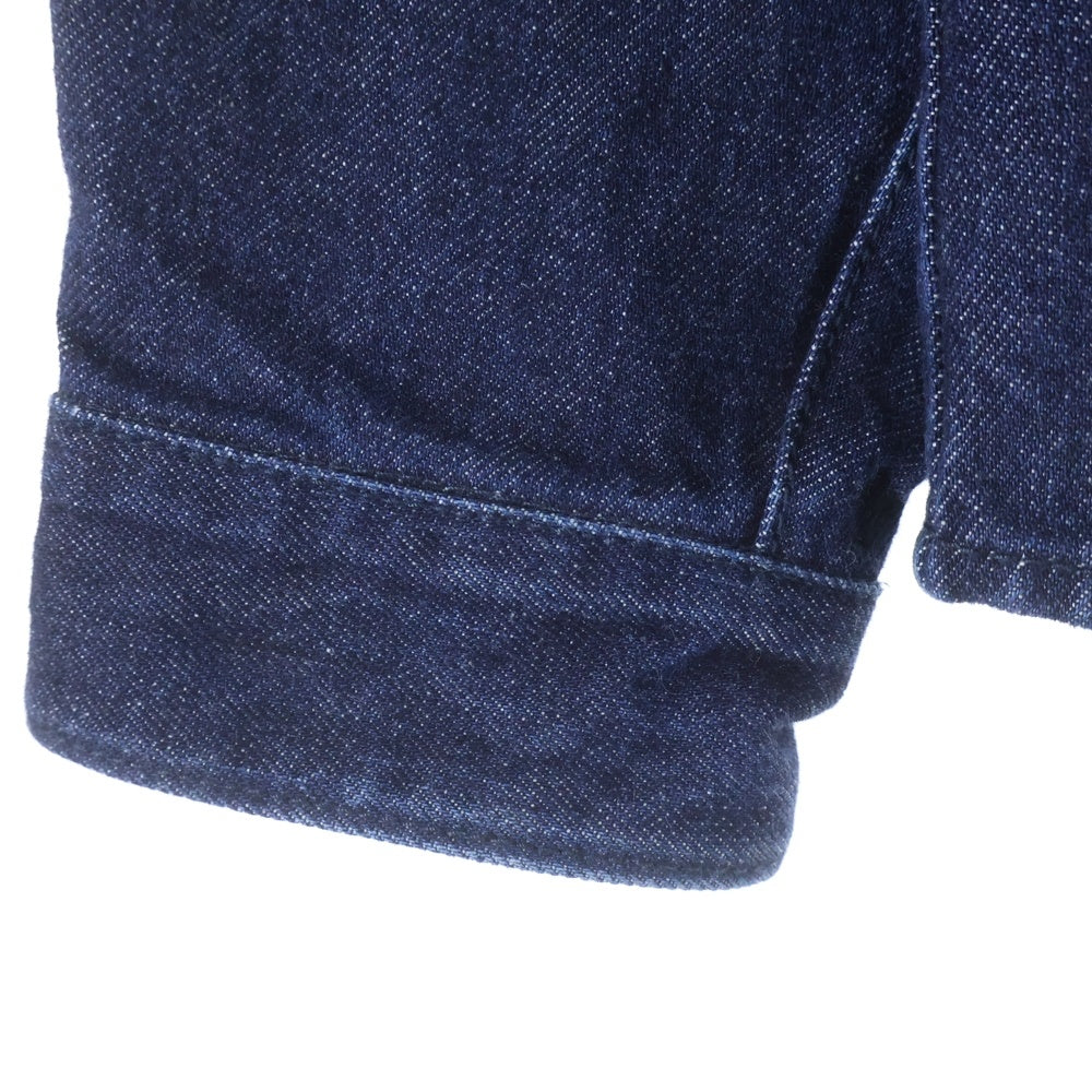 STONE ISLAND(ストーンアイランド) 25AW Logo Patch Denim Overshirt ロゴワッペン デニム オーバーサイズ 長袖シャツ インディゴ K2S151100008S00J7