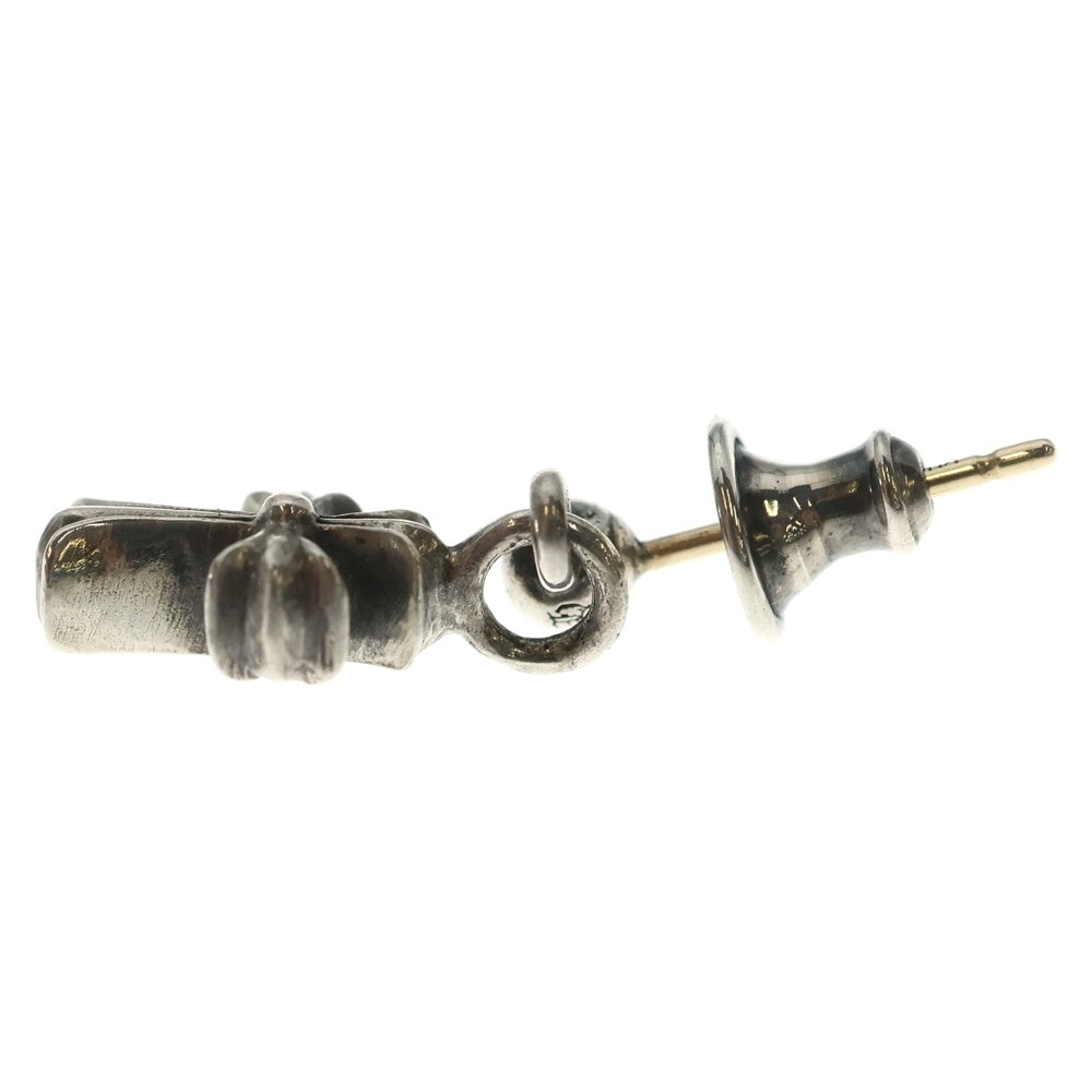 CHROME HEARTS(クロムハーツ) DRP STCK CH CRS スタックCHクロス ドロップピアス シルバー